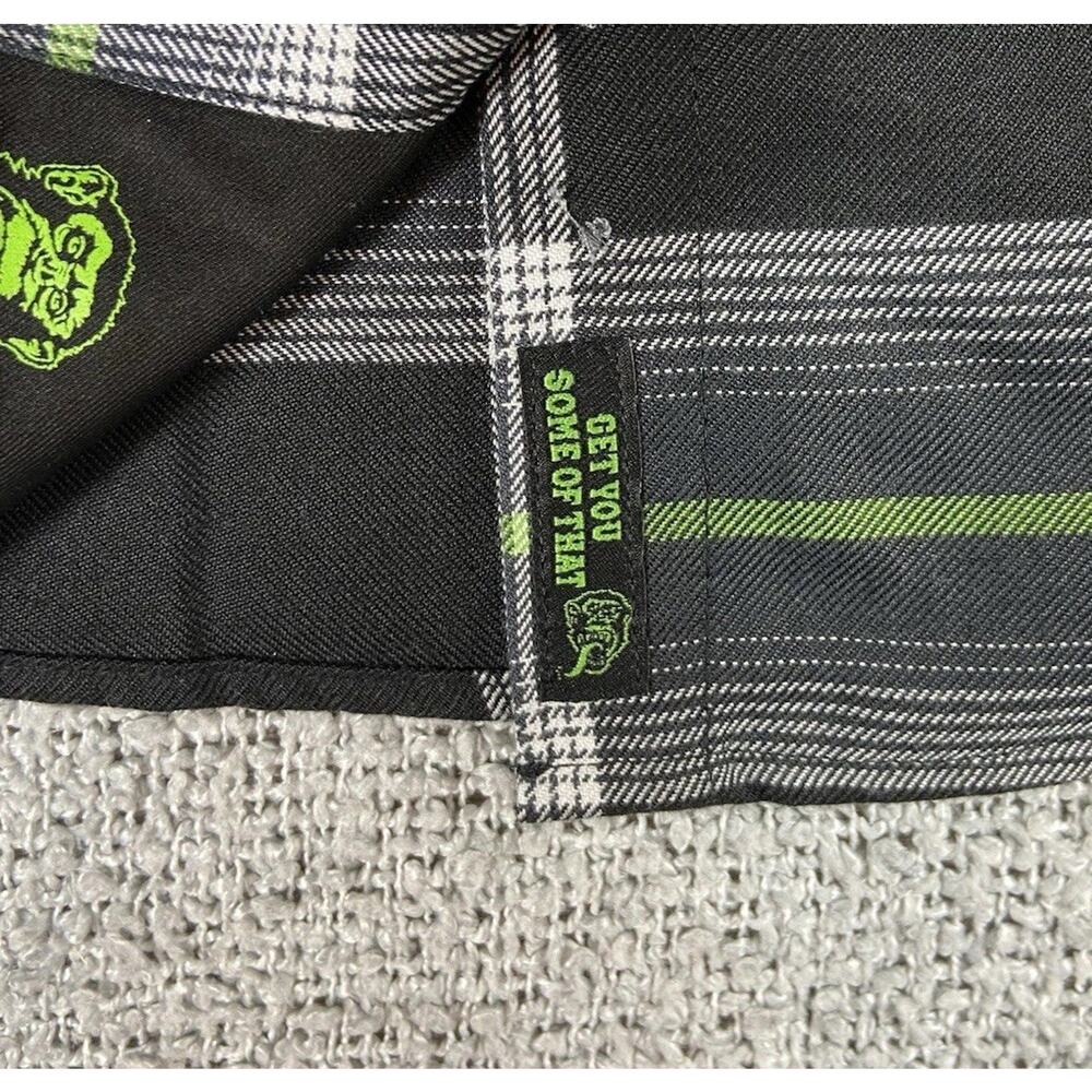 Dixxon X Gas Monkey Garage Flannel Women’s M Snap Grunge Punk Biker - Picture 7 of 15